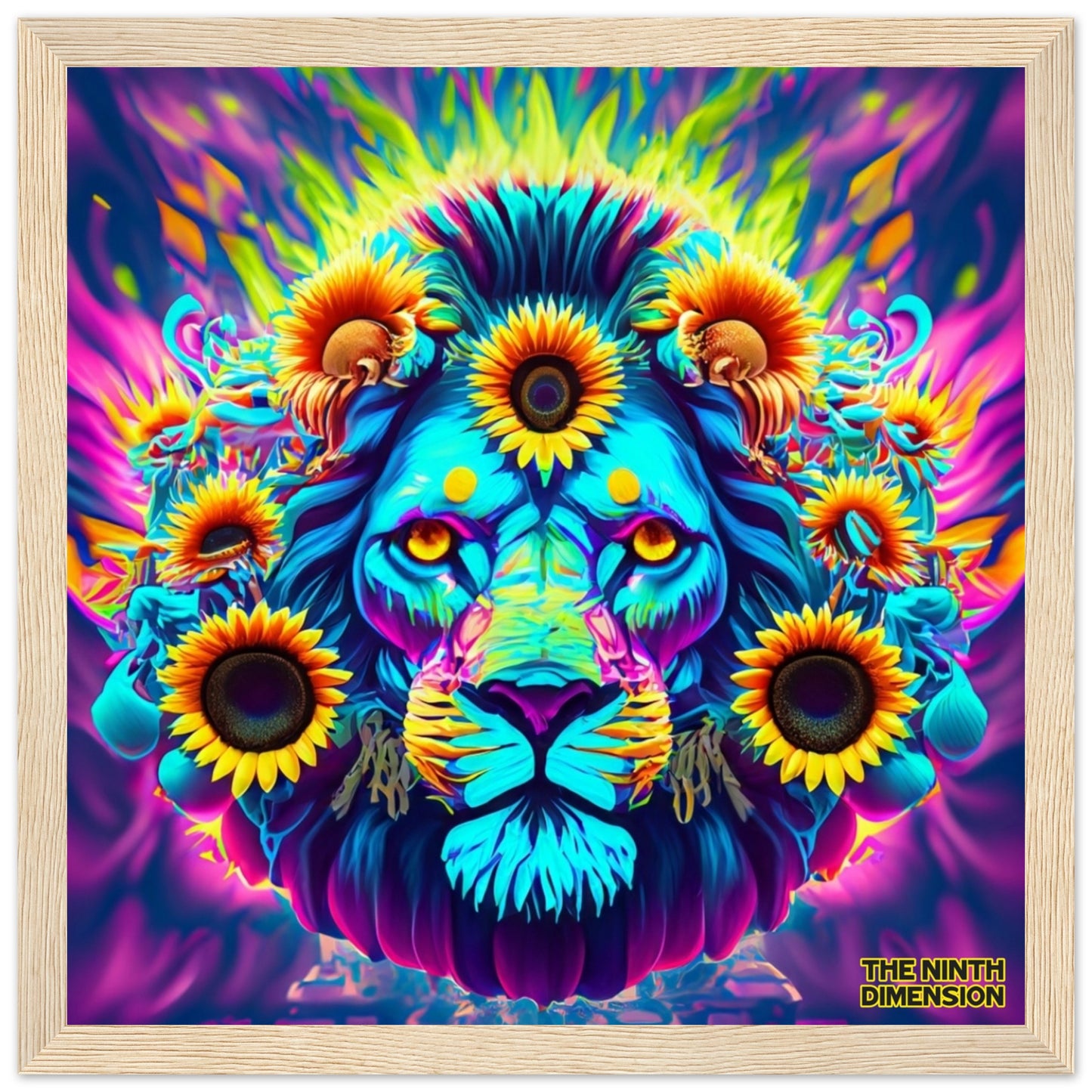 FIERCE - Premium Matte Paper Wooden Framed Poster