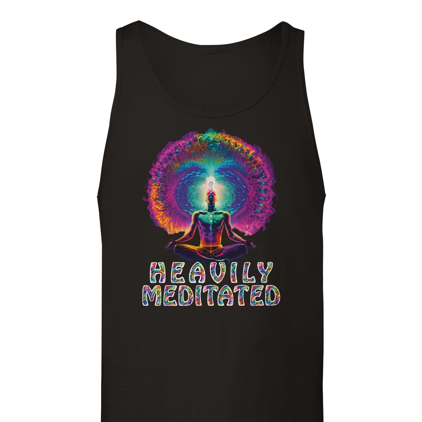 HEAVILY MEDITATED - Premium Unisex Tank Top