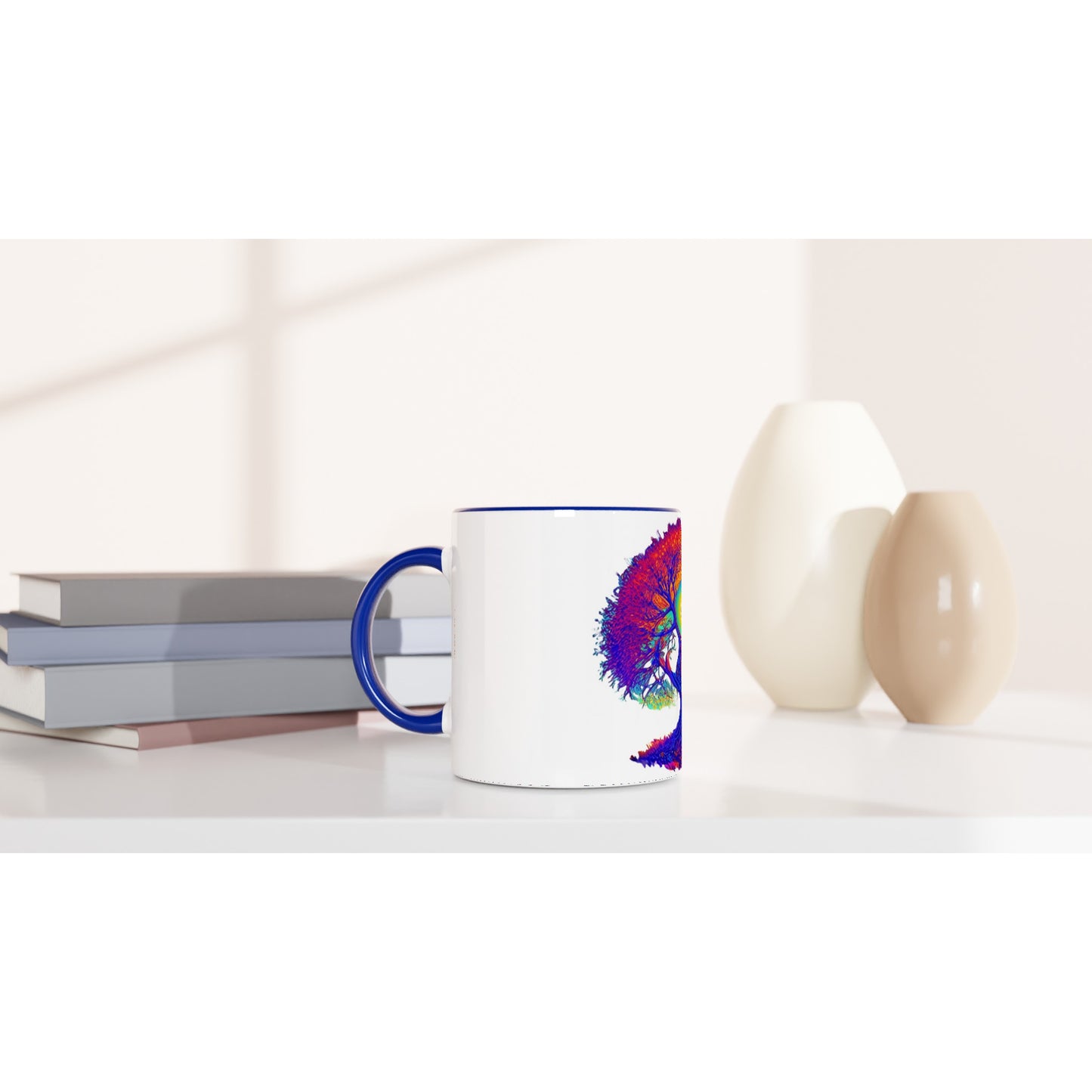 AUTUMNAL EQUINOX 2023 - White 11oz Ceramic Mug with Color Inside