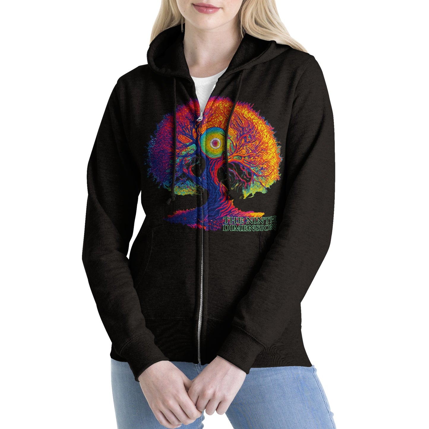 AUTUMNAL EQUINOX 2023 DOUBLE SIDED HOODIE - Premium Unisex Zip Hoodies