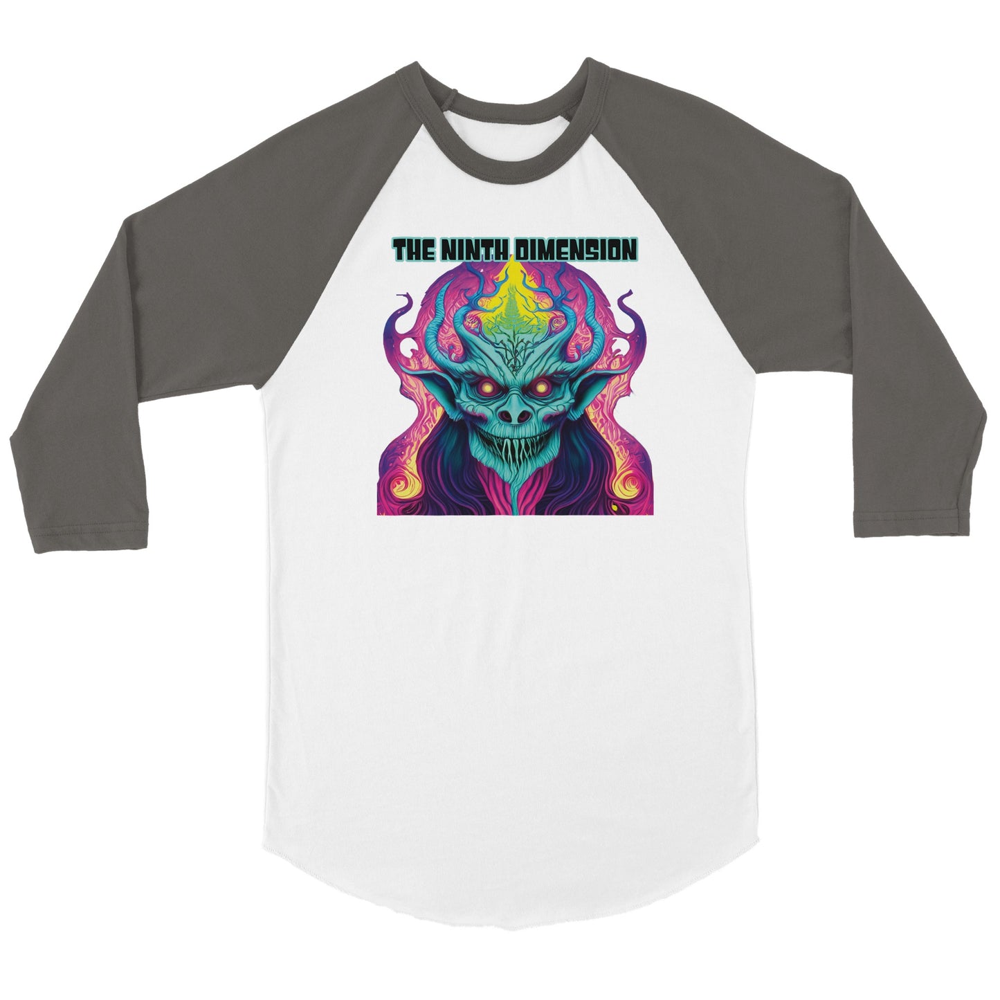 DEMON WITCH - Unisex 3/4 sleeve Raglan T-shirt