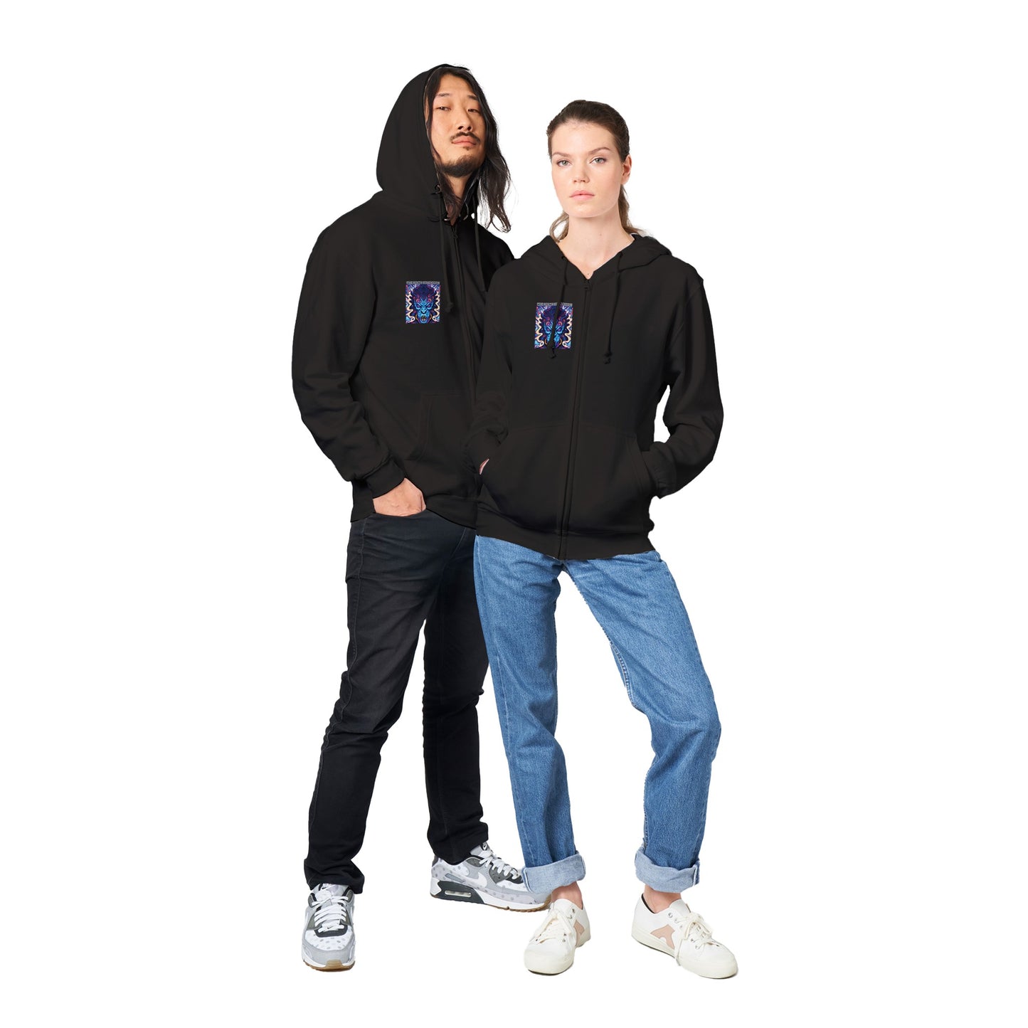 INTERDIMENSIONAL APE - Premium Unisex Zip Hoodies