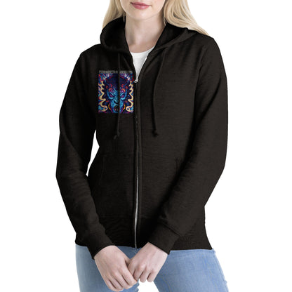 INTERDIMENSIONAL APE - Premium Unisex Zip Hoodies