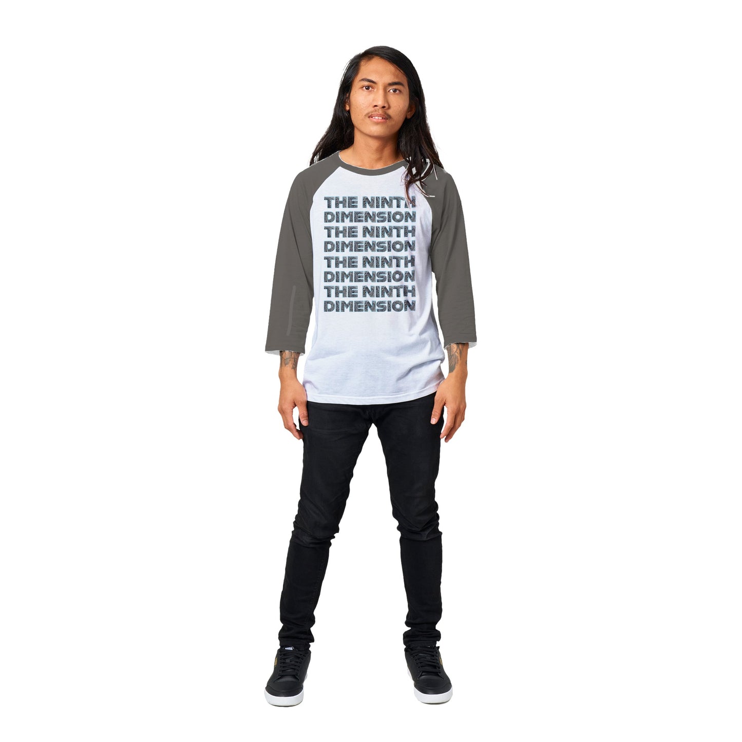 THE NINTH DIMENSION - Unisex 3/4 sleeve Raglan T-shirt