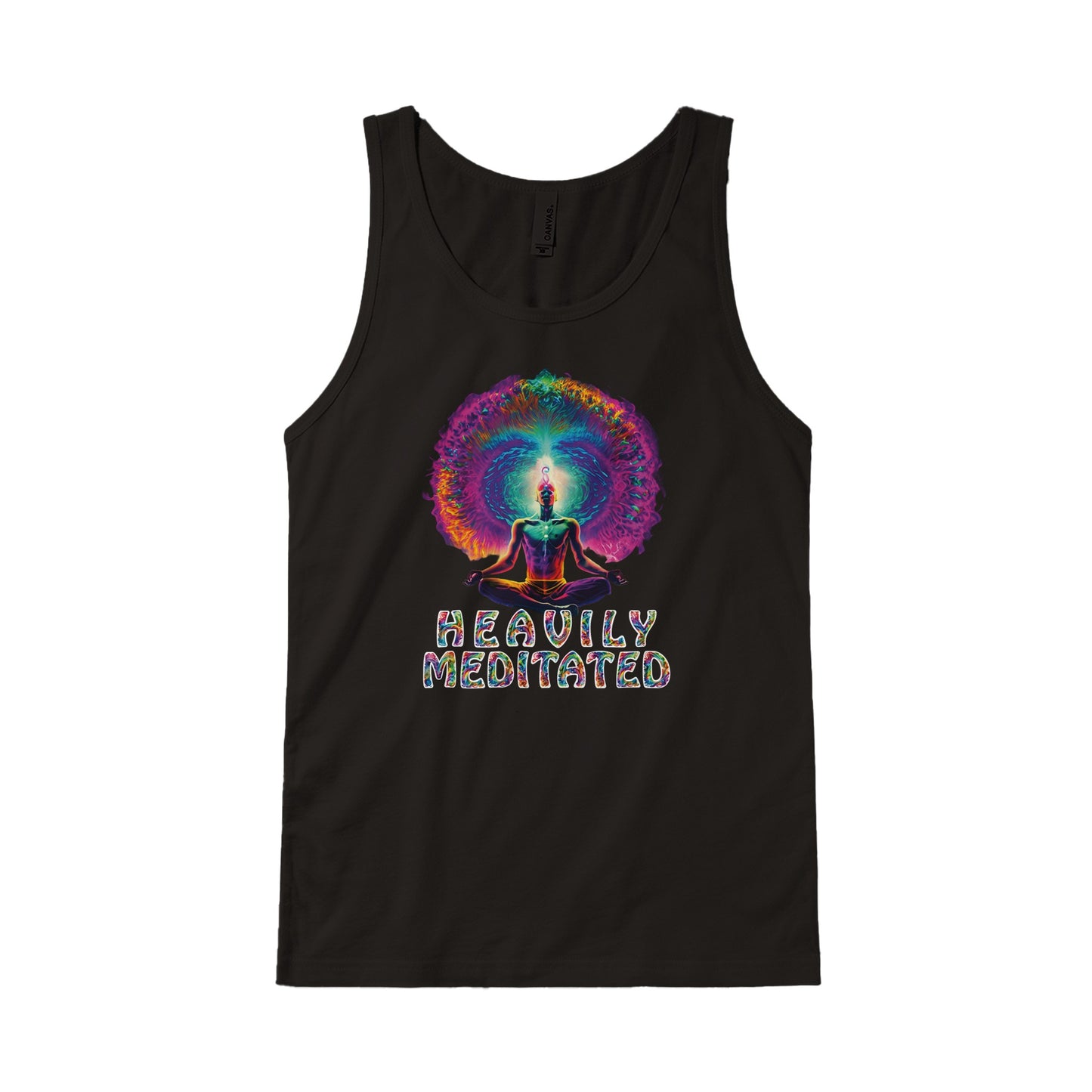 HEAVILY MEDITATED - Premium Unisex Tank Top