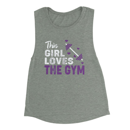 THIS GIRL LOVES THE GYM - MUSCLE TANK