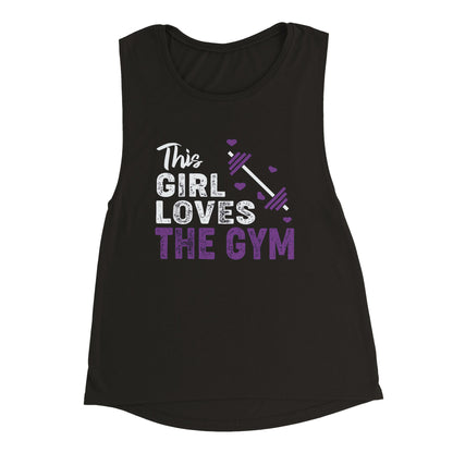 THIS GIRL LOVES THE GYM - MUSCLE TANK