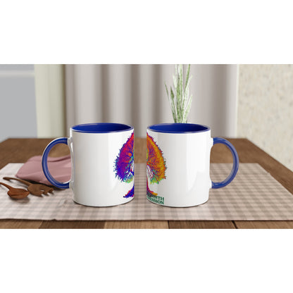 AUTUMNAL EQUINOX 2023 - White 11oz Ceramic Mug with Color Inside