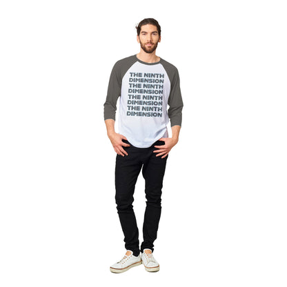 THE NINTH DIMENSION - Unisex 3/4 sleeve Raglan T-shirt