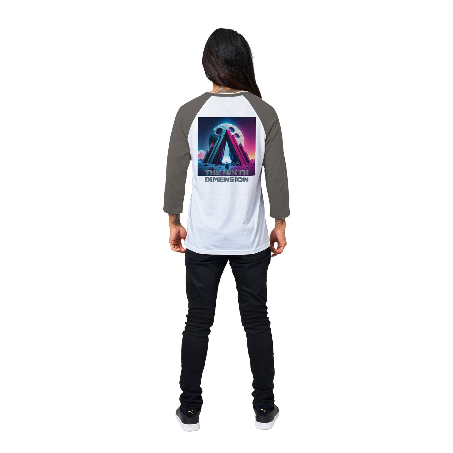 THE NINTH DIMENSION - Unisex 3/4 sleeve Raglan T-shirt