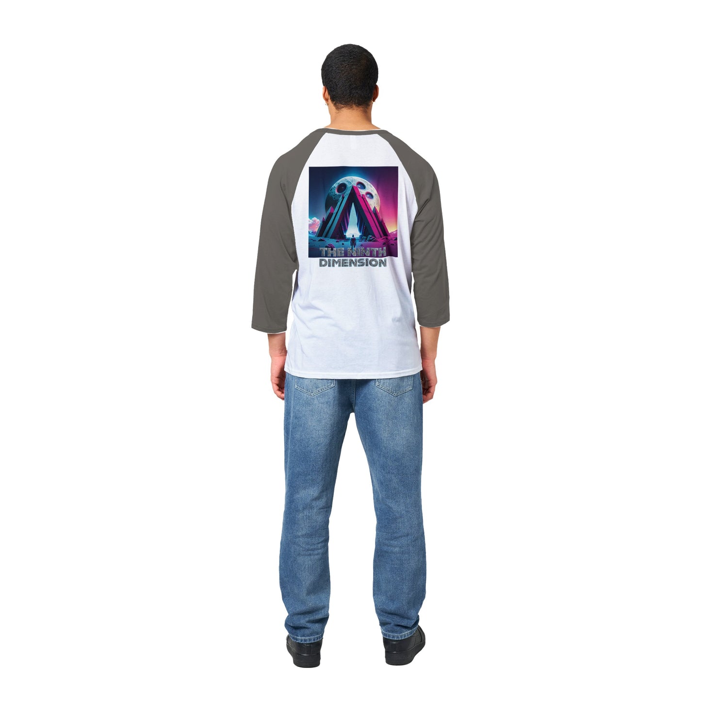 THE NINTH DIMENSION - Unisex 3/4 sleeve Raglan T-shirt