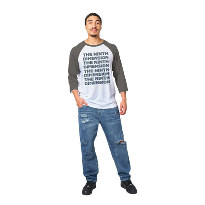 THE NINTH DIMENSION - Unisex 3/4 sleeve Raglan T-shirt