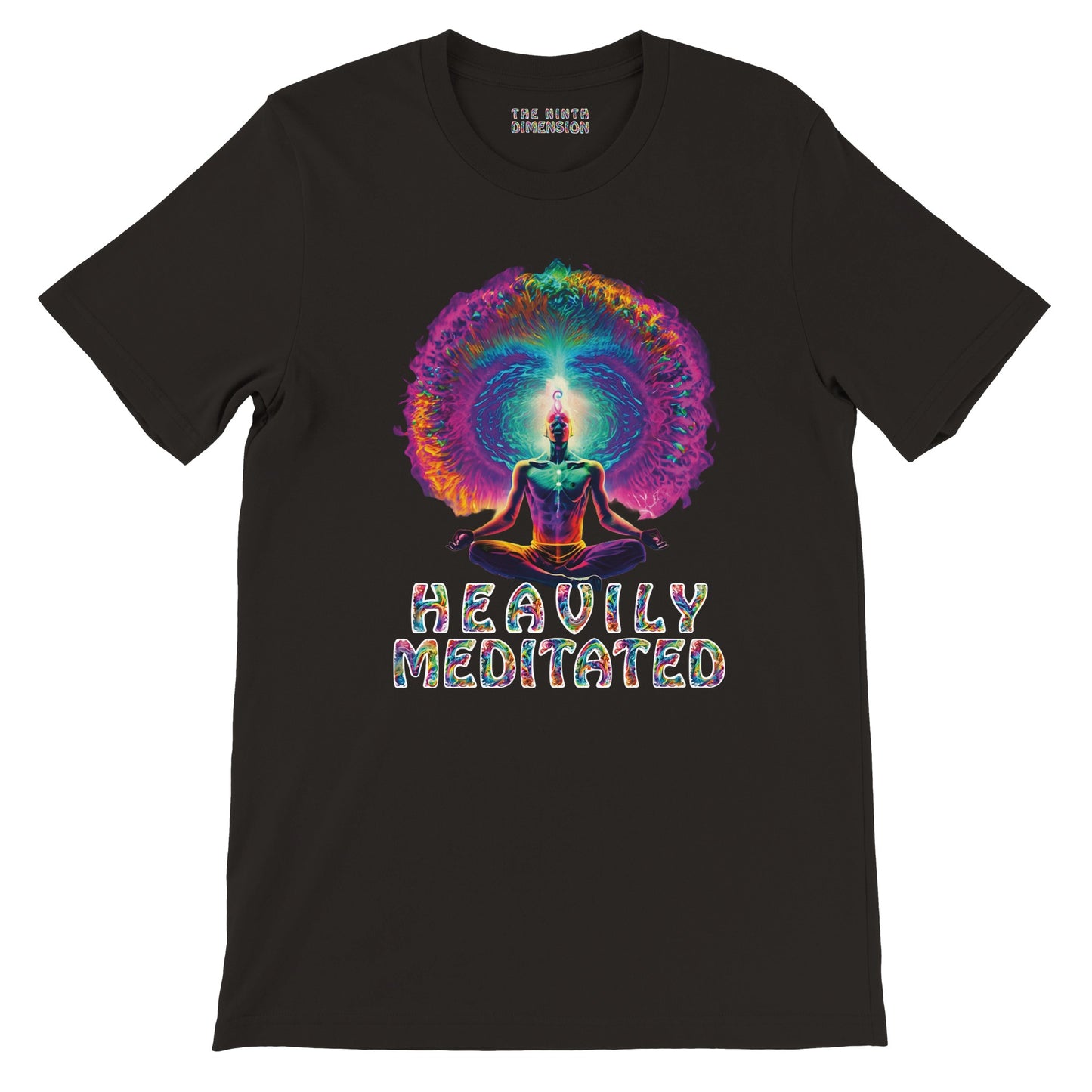 HEAVILY MEDITATED - Premium Unisex Crewneck T-shirt