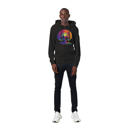 AUTUMNAL EQUINOX 2023 DOUBLE SIDED HOODIE - Premium Unisex Zip Hoodies