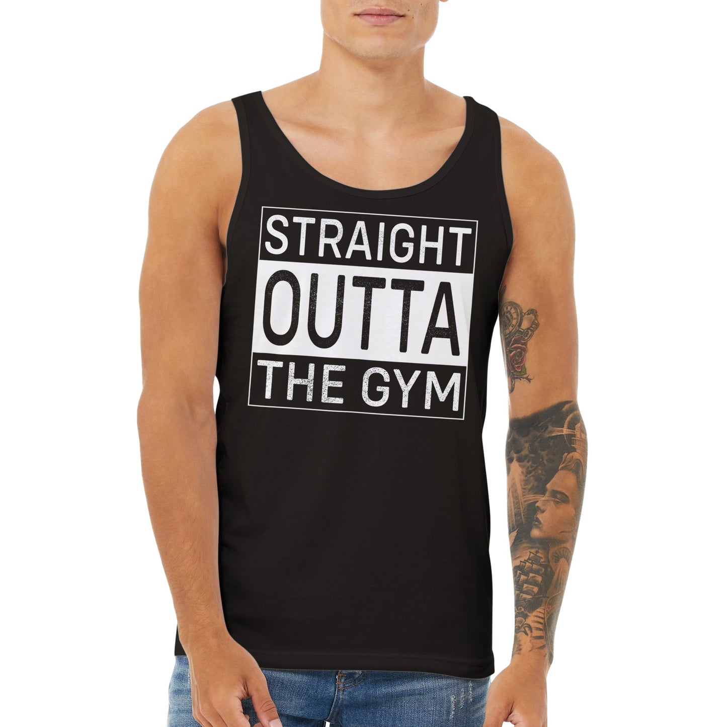 STRAIGHT OUTTA THE GYM - TANK TOP