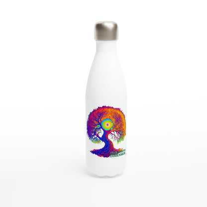 AUTUMNAL EQUINOX 2023 - White 17oz Stainless Steel Water Bottle