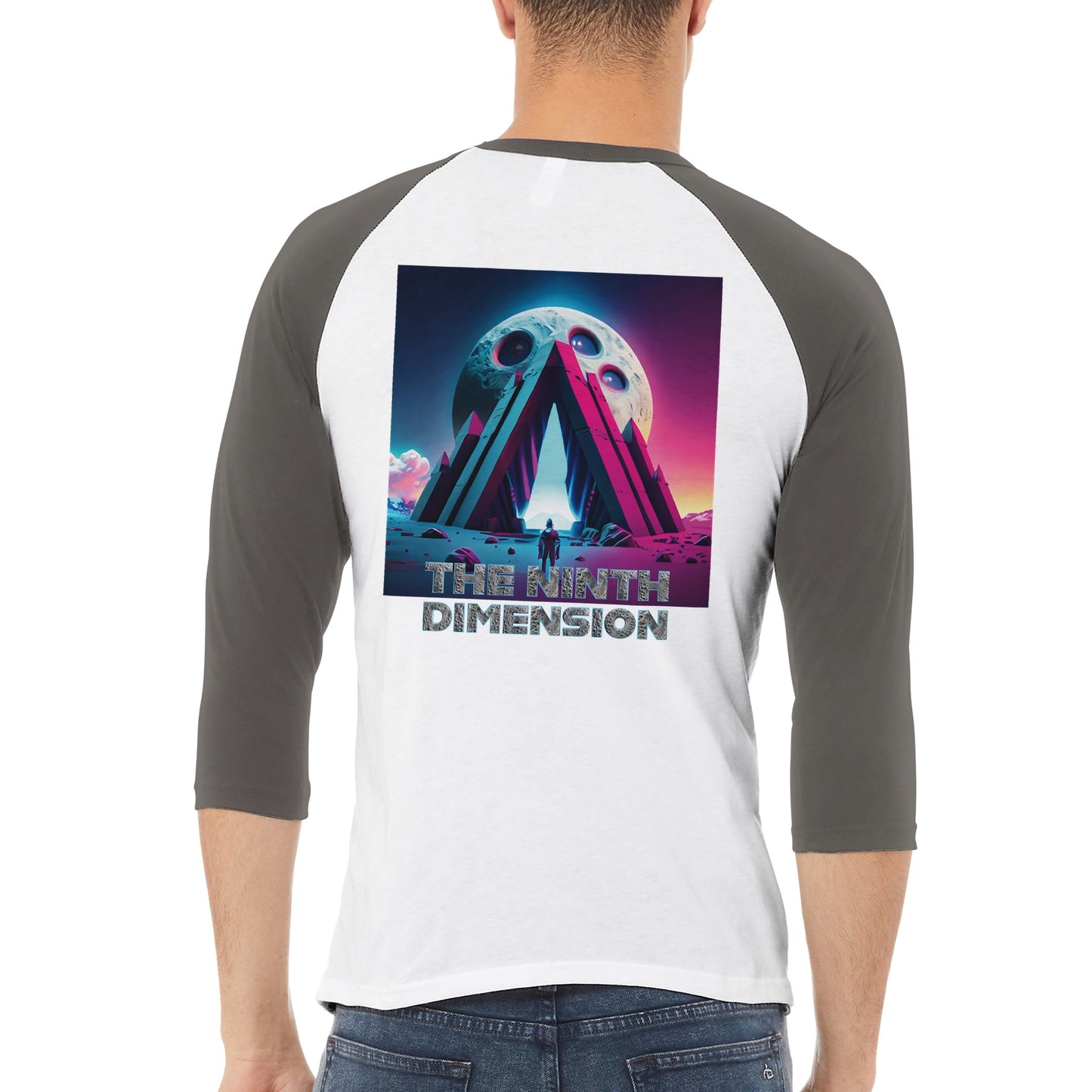 THE NINTH DIMENSION - Unisex 3/4 sleeve Raglan T-shirt